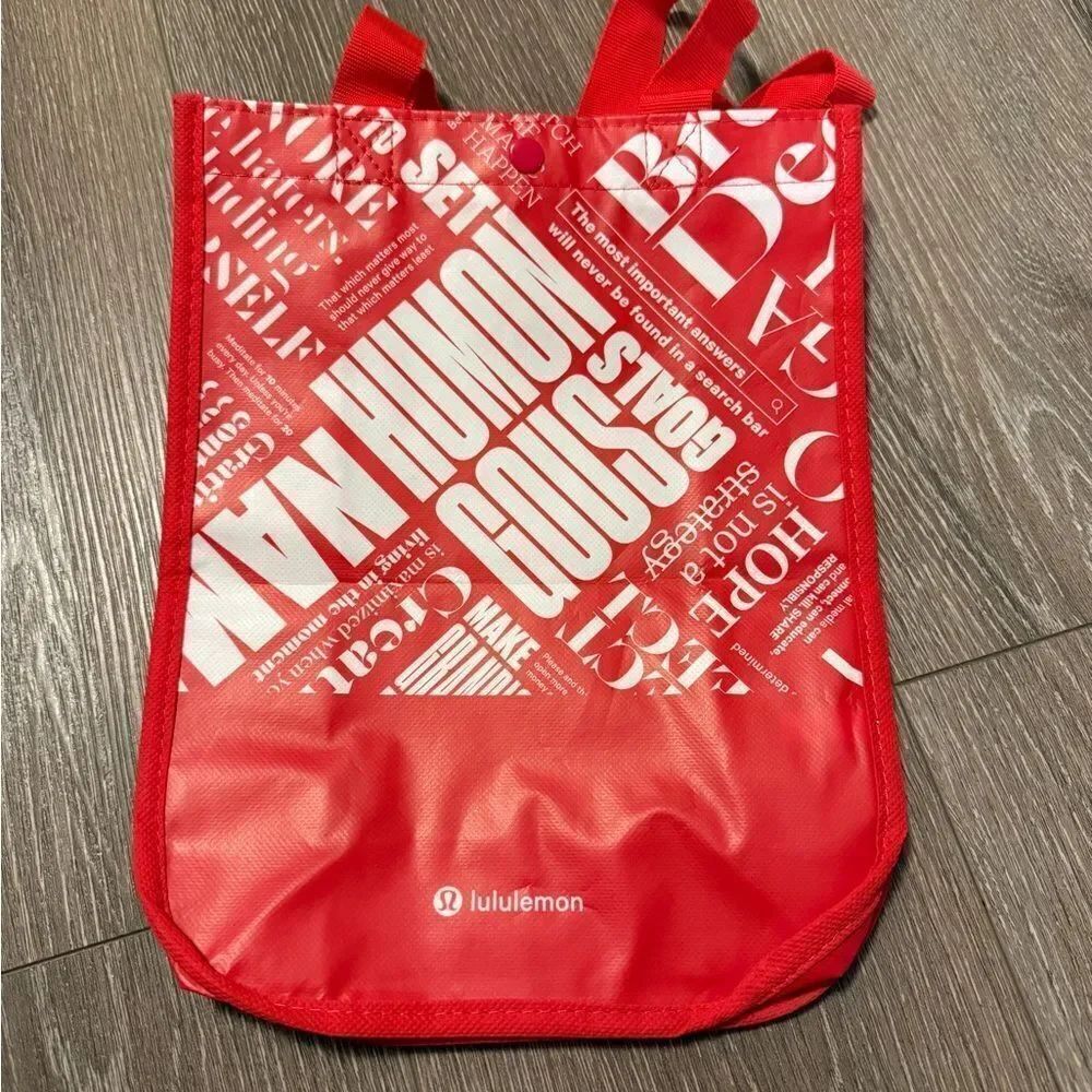 Lululemon Athletica Red Travel Bag